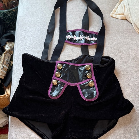 Spirit Black and Purple Women's Shorts - Picture 5 of 11